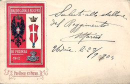 1904-cartolina A Soggetto Militare Pro Rege Et Patria - Marcophilie