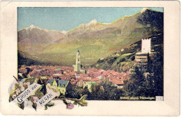 1904circa-illustrata "Gruss Aus Meran" - Bolzano (Bozen)