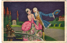 1927-con Illustrazione "damina E Cavaliere" - Paare
