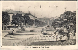 1930-cartolina Fotografica "Bergamo Viale Roma", Viaggiata - Bergamo