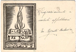 1939-cartolina Dell'istituto Superiore Di Guerra, Viaggiata - Patriottisch