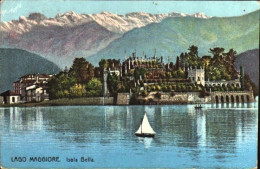 1921-"Lago Maggiore-Isola Bella Verbania "annullo Natante Locarno Arona Ed Annul - Verbania