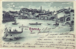1900-"Un Saluto Da Roma"viaggiata - Sonstige & Ohne Zuordnung