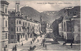 1928-"Stazione Di Cura Merano Via Goethe E Teatro Civico"viaggiata - Bolzano (Bozen)