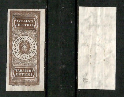 ITALY   FOREIGN TOBACCO---STATE MONOPOLY STAMP USED (CONDITION PER SCAN) (GL1-21) - Fiscale Zegels