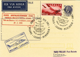 1978-cartolina Postale L.120 Siracusana Affrancatura Aggiunta Posta Aerea L.10 B - Airmail