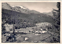 1938-cartolina Foto "stabilimento S.Caterina Valfurva Sondrio-le Acque Ferrugino - Sondrio