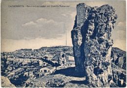 1930ca.-"Caltanissetta Panorama Dai Ruderi Del Castello Pietrarossa" - Caltanissetta