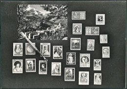 1954-Biella Santuario Oropa Cartolina Numerata Illustrata "mostra Di Propaganda  - Napoli (Neapel)