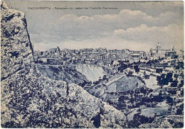 1930ca.-"Caltanissetta Panorama Dai Ruderi Del Castello Pietrarossa" - Caltanissetta