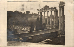 1925-cartolina Foto Foro Romano Diretta In Polonia Affrancata 60c.Michetti Con A - Other & Unclassified