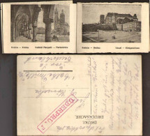 1914-Polonia Cartolina Di Cracovia Con All'interno Librettino Contenente 10 Picc - Other & Unclassified