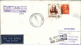 1964-collegamenti Aereo Postali Notturni Linea Catania Milano - 1961-70: Marcophilie