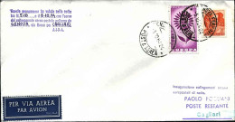1964-collegamenti Aereo Postali Notturni Linea Genova Cagliari Via Roma - 1961-70: Poststempel