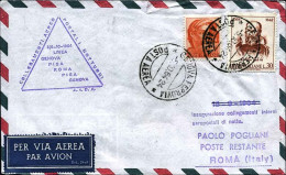 1964-collegamento Aereo Postale Notturno Linea Genova-Roma - 1961-70: Poststempel