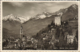 1937-cartolina Merano Verso Venosta Diretta In Germania Affrancata 75c.Imperiale - Trento