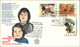 1979-s.3v."Giornata Del Francobollo"su Fdc Illustrata Con Bollo Figurato - FDC