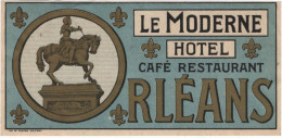 Le Moderne Hotel Orleans - & Hotel, Label - Hotelaufkleber