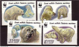 RUSSIA USSR Bears WWF 1997 #Fauna962 - Bears