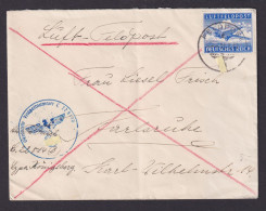 Brief Deutsches Reich Luft Feldpost Karlsruhe Feldpostnummer 22814 B - Storia Postale