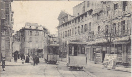 AIX EN PROVENCE : CPA DE 1910. LE TERMINUS DES TRAMWAYS. GROS PLAN .B.ETAT.A SAISIR.PETIT PRIX - Aix En Provence