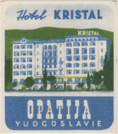 Hotel Kristal - Opatija - & Hotel, Label - Etiketten Van Hotels