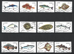 FRANCE - Poissons De L'océan (2019) - Used Stamps
