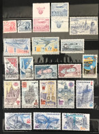 Lot De 21 Timbres Oblitérés Poste Aérienne Tchécoslovaquie 1946 / 1976 - Luftpost