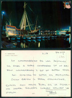 BARCOS SHIP BATEAU PAQUEBOT STEAMER [ BARCOS # 05301 ] - CARABELA SANTA MARIA EN BARCELONA - Zeilboten