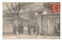 Carte Postale Ancienne - Dép. 38 - GRENOBLE - Caserne VINOY - Caserme