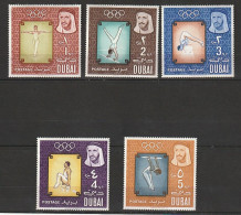 DUBAI, Année 1964, YT N° 43 à 47 Neufs * - Dubai