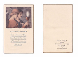 Cosne-d'Allier, Communion Solennelle De Michèle Maulat, 1945, éd. Bouasse-jeune P X 245 - Images Religieuses