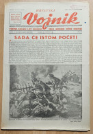 Hrvatski Vojnik 1944 Br. 47 NDH Ustasa Newspaper Postrojbe PTS-a, Sinjska Alka - Otros & Sin Clasificación