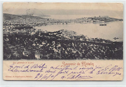 Greece - METELIN - Bird's Eye View - SEE STAMP AND POSTMARK - Publ. G. Papadopoulos - Greece
