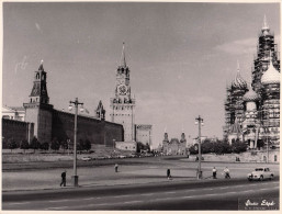 RUSSIE MOSCOU LA PLACE ROUGE PHOTO ORIGINALE 24 X 18 CM - Places