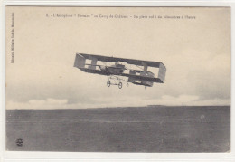 L'Aéroplane "Farman" Au Camp De Châlons - En Plein Vol à 60 Kilomètres à L'heure - ....-1914: Precursors