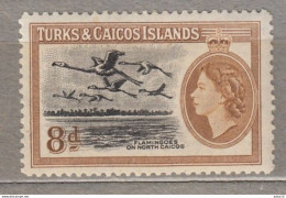 TURKS & CAICOS ISLANDS1957 QEII Birds MVLH(**) Mi 171 #Fauna966 - Tristan Da Cunha