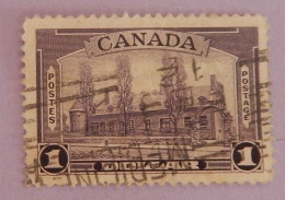 CANADA YT 201 OBLITERE "CHATEAU DE RAMEZAY A MONTREAL" ANNÉE 1938 - Gebraucht