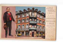 STRASBOURG - " Chez Marcel " Hôtel Restaurant - Très Bon état - Straatsburg