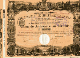 Parisienne D'ÉCLAIRAGE Et De CHAUFFAGE Par Le GAZ (1870) - Elettricità & Gas