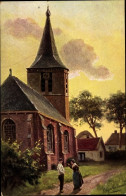 Artiste CPA Gerstenhauer, Johann Georg, Niederländisches Motiv, Kirche - Autres & Non Classés