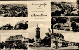 CPA Oberweißbach Im Weißbachtal Thüringen, Straßenpartie, Kirche, Gesamtansicht - Autres & Non Classés
