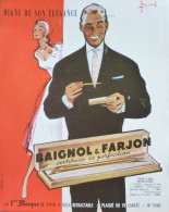 PUBLICITE Papier - PUB -  Baignol Et Farjon - Reclame