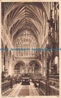 R670907 Exeter Cathedral. Choir East. Photochrom. 1952 - Monde