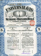 The UNIVERSAL GAS METHANE And "BUISSON HELLA" Company, Limited - Elektrizität & Gas