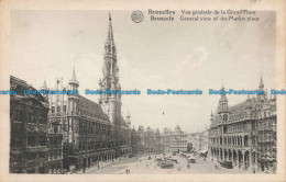 R671606 Brussels. General View Of The Market Place. Albert - Monde