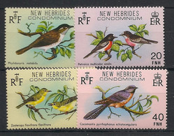 NOUVELLES HEBRIDES - 1979 - N°YT. 579 à 582 - Oiseau / Bird - Série Complète - Neuf Luxe ** / MNH / Postfrisch - Neufs
