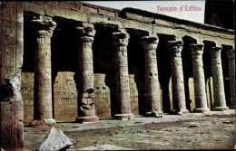 CPA Edfu Ägypten, Tempel - Autres & Non Classés