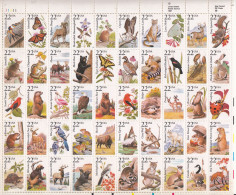 USA 1987 Mi Nr 1883 - 11932,Fauna Noord Ameika, Animals, Butterfly, Birds, - Neufs