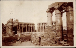CPA Luxor Ägypten, The Colonnade Of The Temple - Andere & Zonder Classificatie